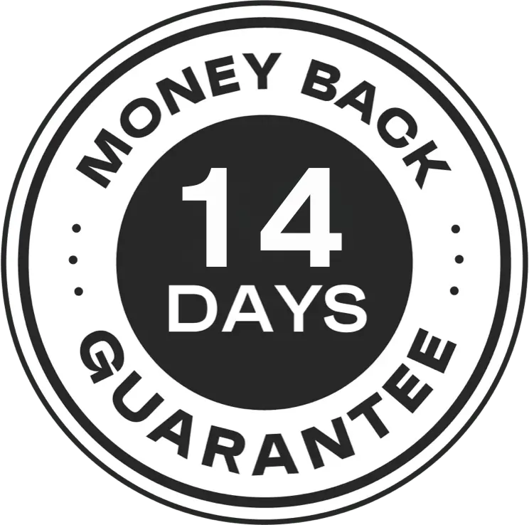 100% Money Back Guarantee Seal
